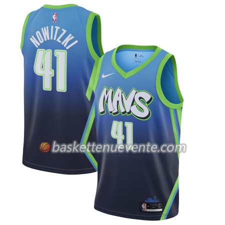 Maillot Basket Dallas Mavericks Dirk Nowitzki 41 2019-20 Nike City Edition Swingman - Homme